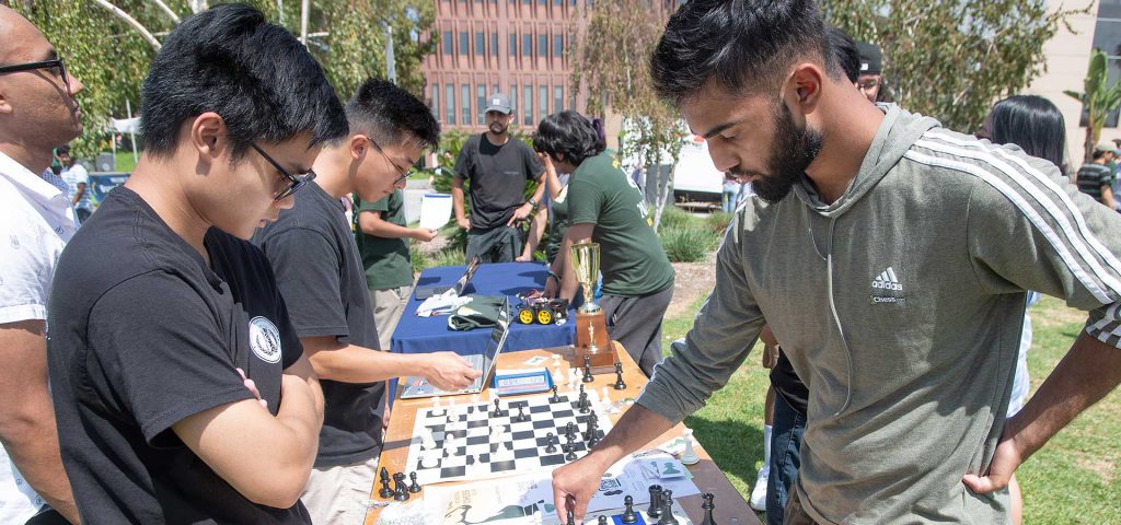 The Chess Club at Bronco Fest.