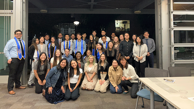New and graduating CPP-BGS members gather at Spring 2022 recognition ceremony