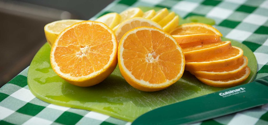 Oranges from the Farm Store.