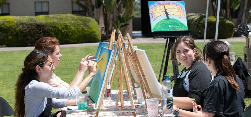 ASI sponsors Painting in the Plaza