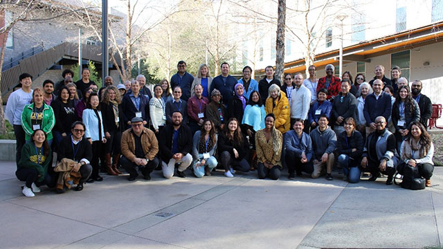 Group photo of faculty and staff who attended the winter institute.