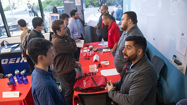 Student Veterans attend the VRC Future Forward hiring event.