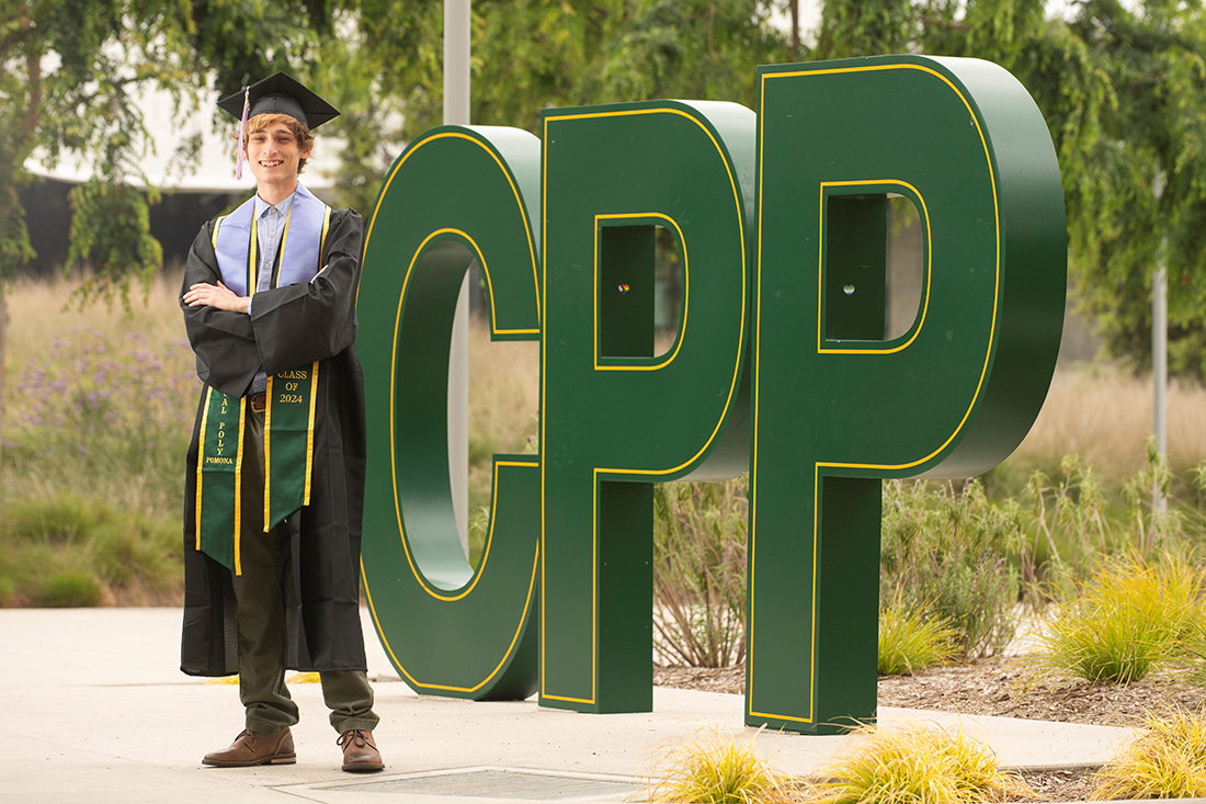 Rylan Braley at the CPP Letters in the Park at 98