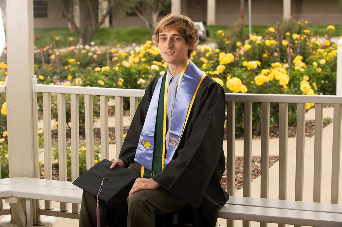 Rylan Braley at the Rose Garden