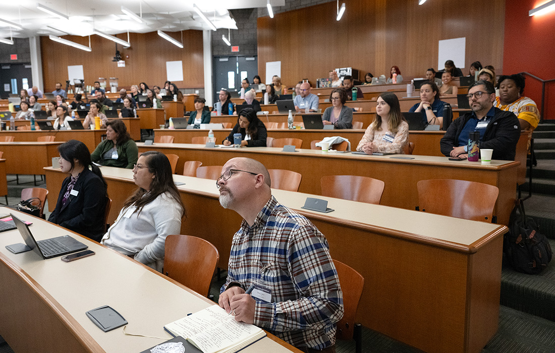 Faculty attend the 2023 summer conference.