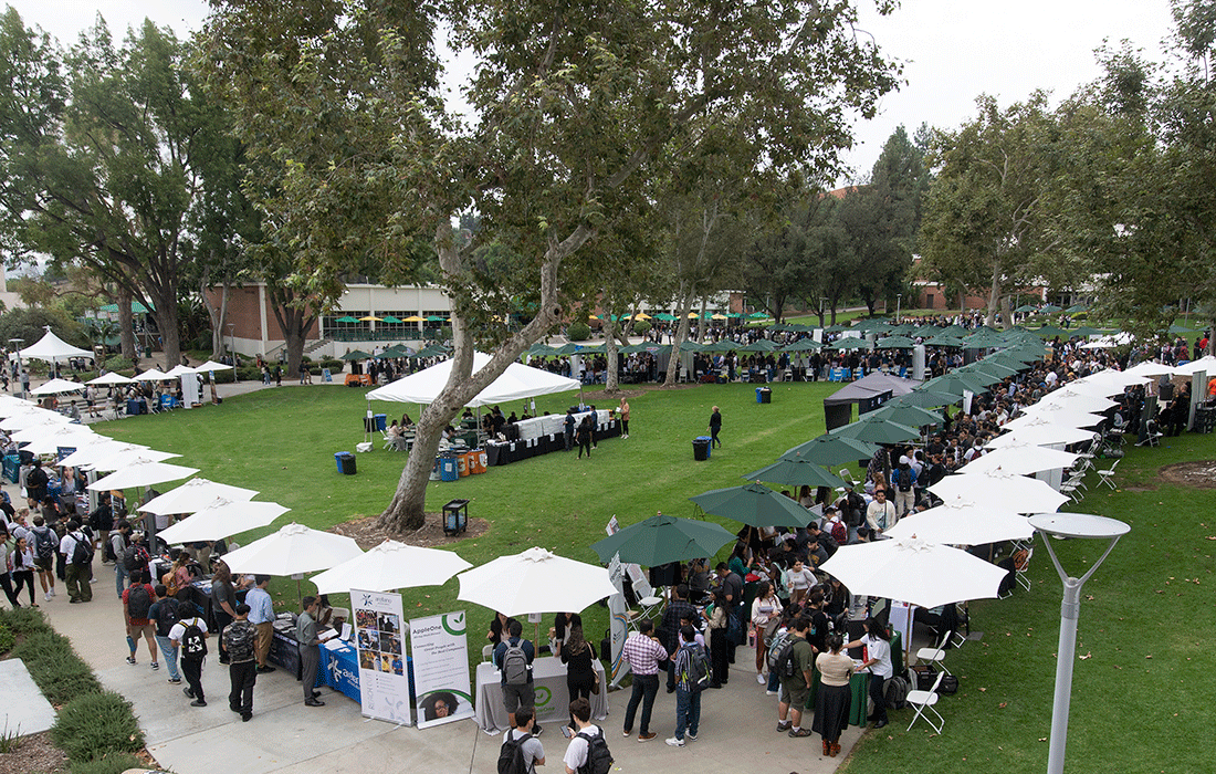 2023 Career Fair in the University Quad