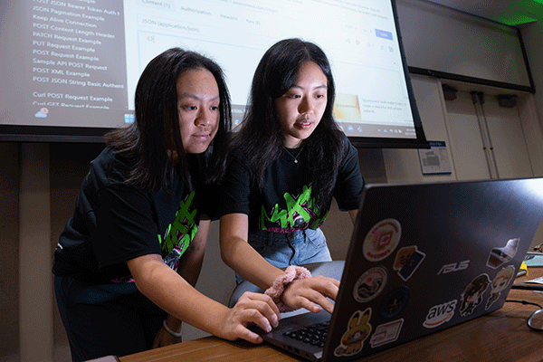 Tiffany Truong and Erica Ledesma of She Codes