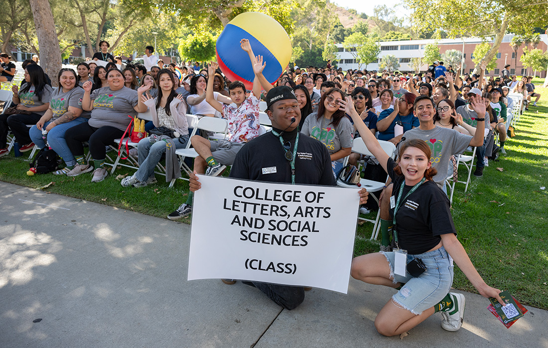 Students during New Student Convocation