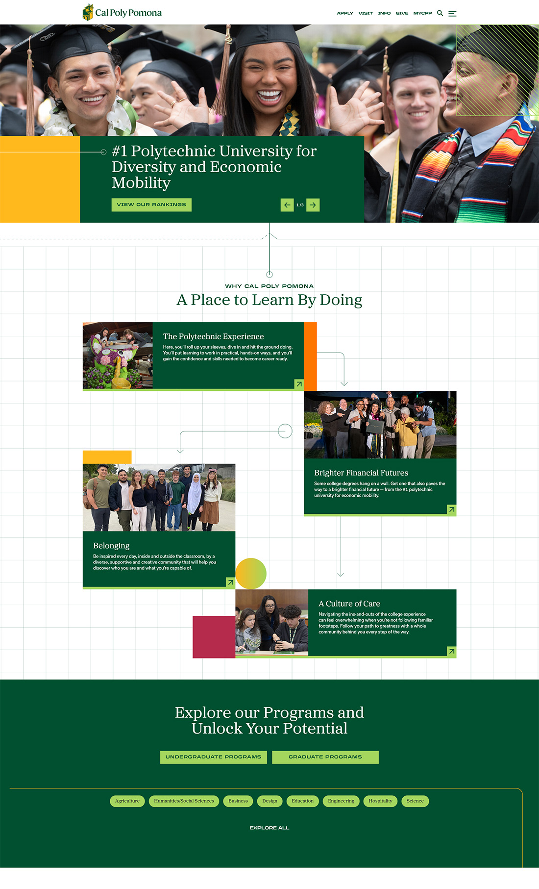 The Cal Poly Pomona website
