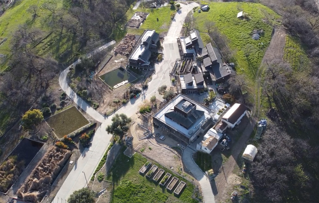 Aerial View of the Lyle Center