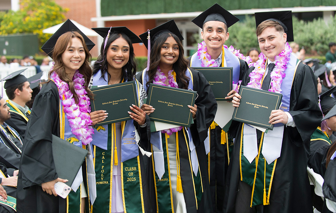 Graduates from the College of Environmental Design. 