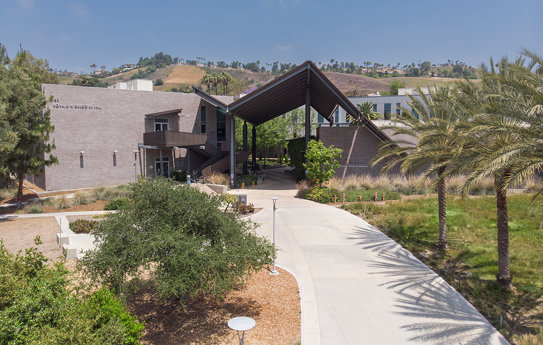 Exterior of the College of Business Administration