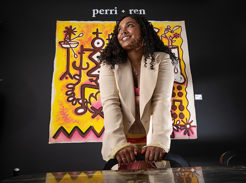 Perri + Ren sign with Perri Lawler
