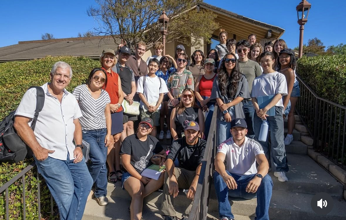 Glamping group field trip in Fallbrook, CA.
