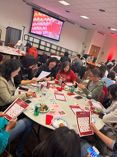 Guests participating in different activities