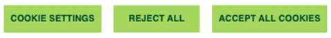 Cookie settings, reject all and accept all cookies buttons. 