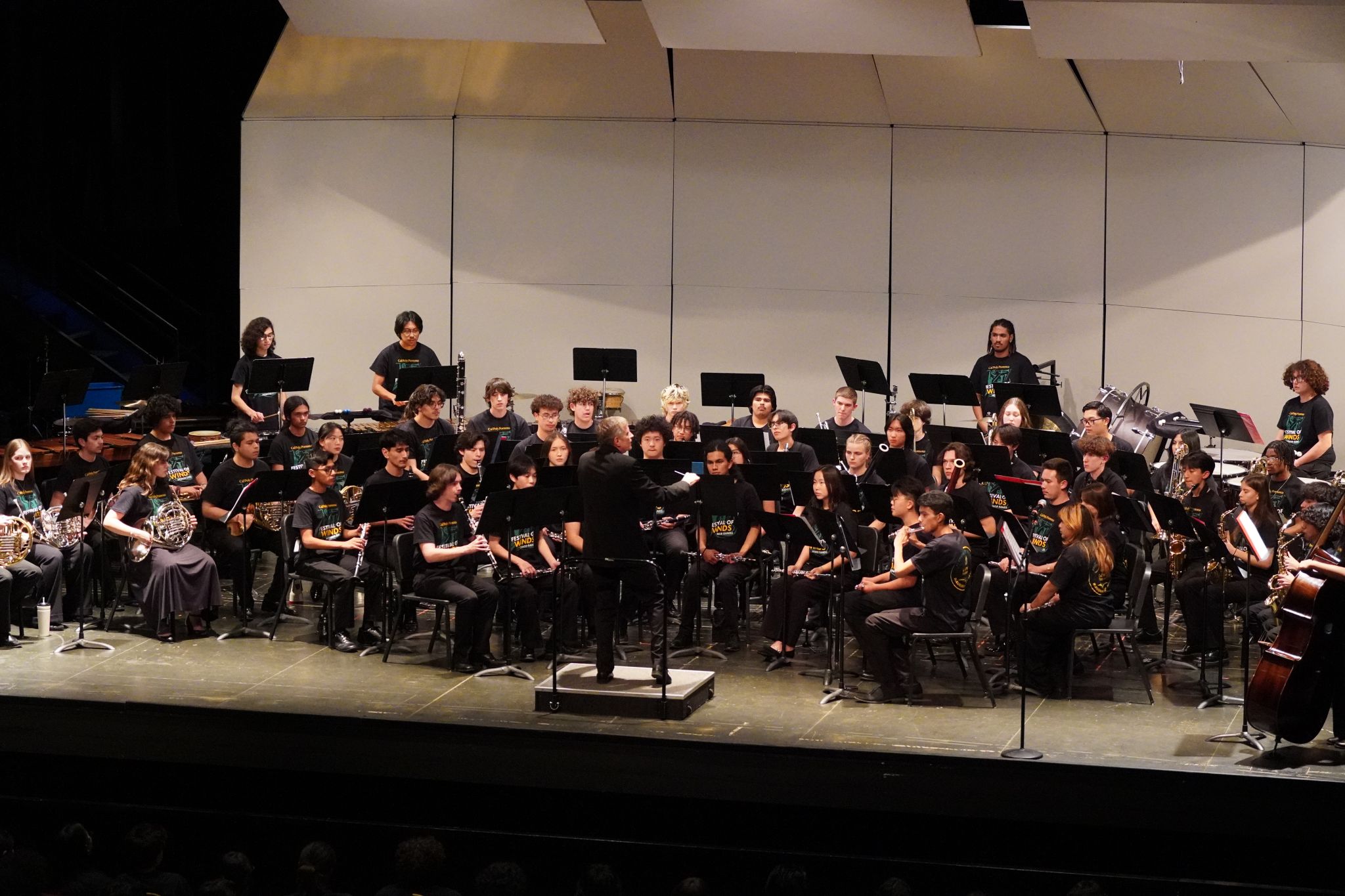 The Cal Poly Pomona Band performs during the Festival of Winds.