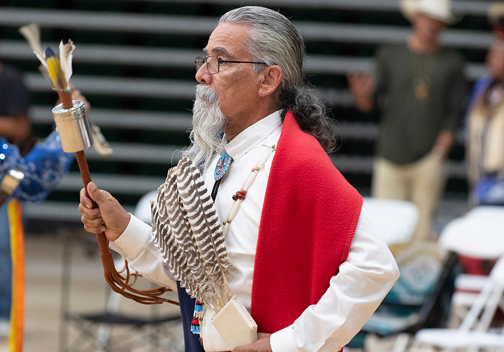 Blessings given at the beginning of the Powwow