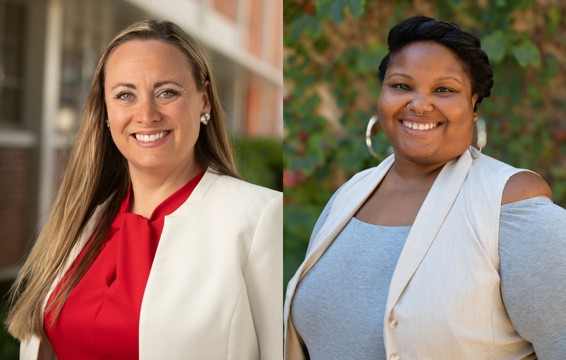 Sara Werner and Deondra Campbell