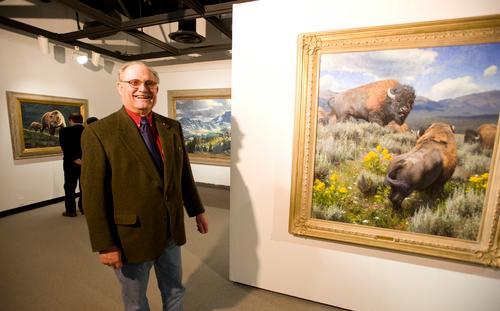 Don B. Huntley at the Huntley Art Gallery