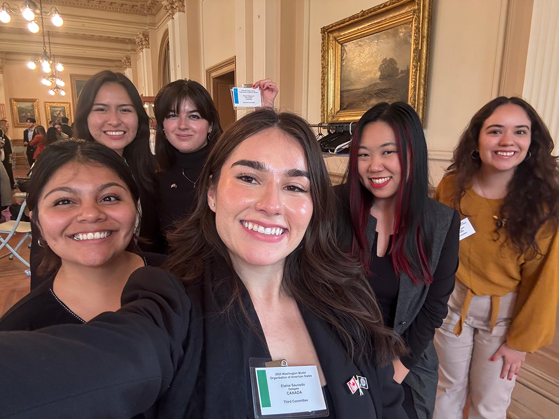 Members of the 2025 MOAS group with Mary Ann Mendoza