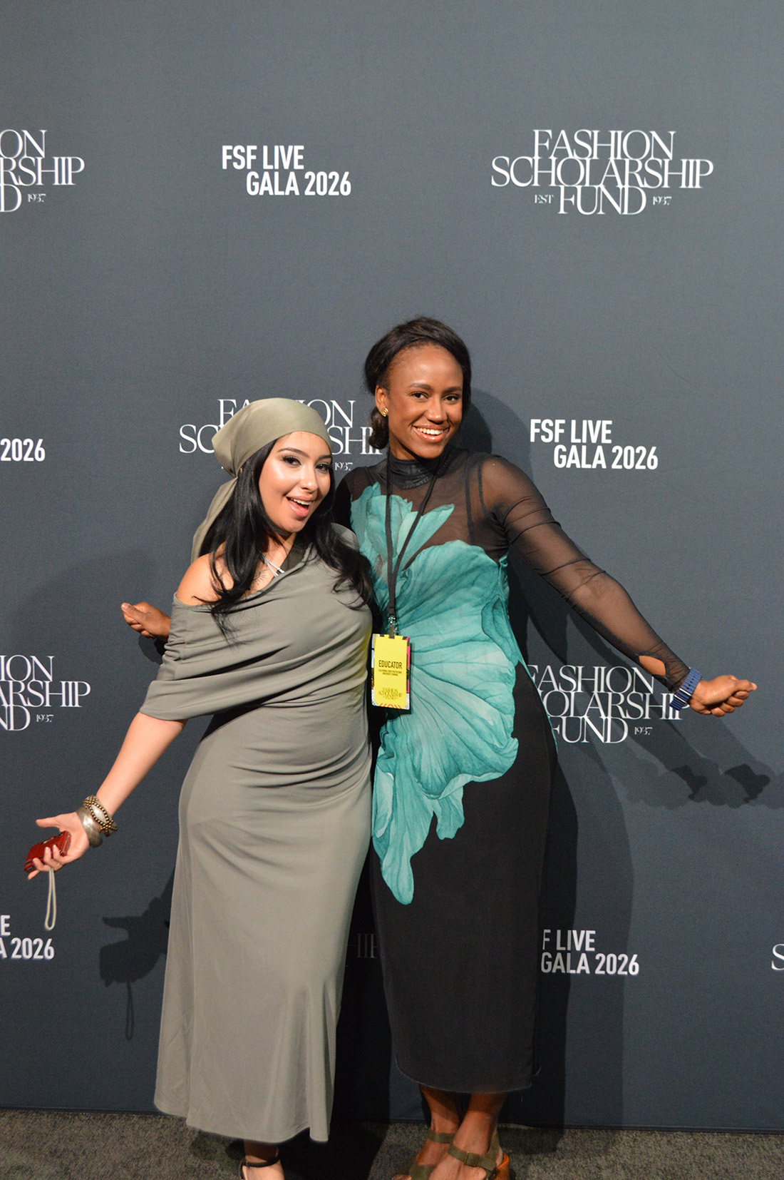 Cindy Cordoba and guest at the FSF Live Gala 2026.