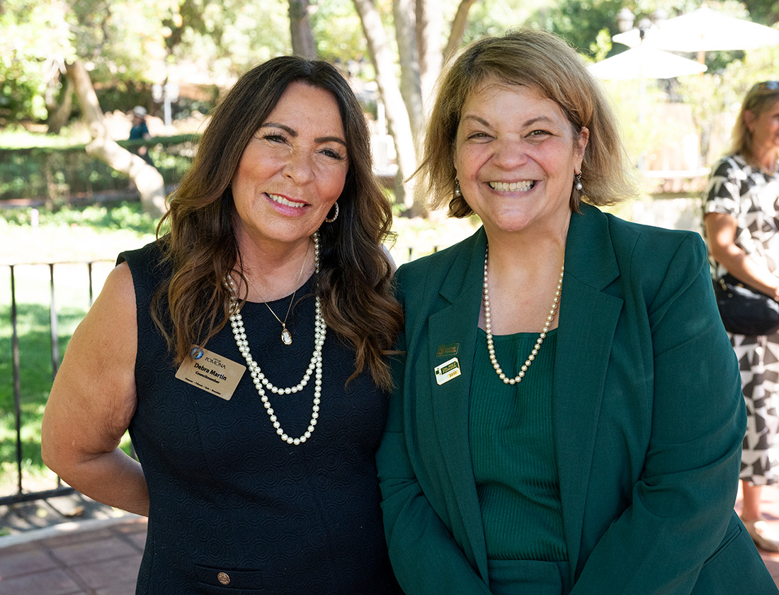 President Vanya with City of Pomona Councilwoman Debra Martin from the City of Pomona