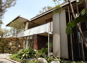 The Neutra VDL Research House on Silverlake Blvd in Los Angeles.