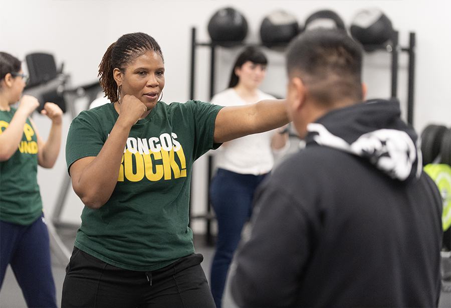 kick boxing class