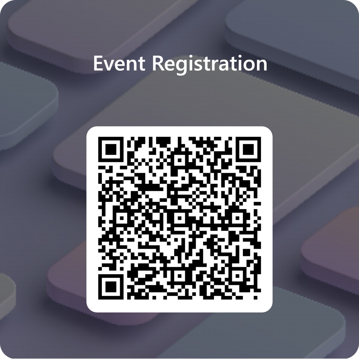 QR code to register for dvam events