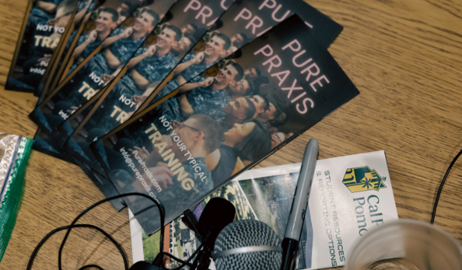 pure praxis brochures on table