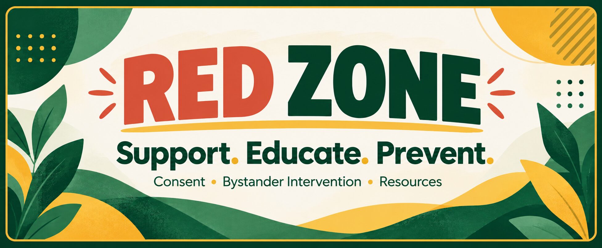 red zone campaign banner