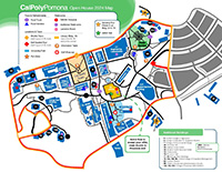Map of Campus for BroncoBound activities
