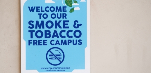 Smoke Free Campus Sign