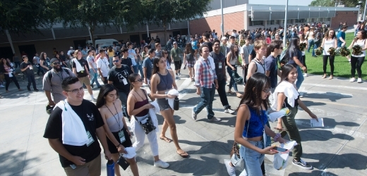 Students arrive on campus for CPP Fest