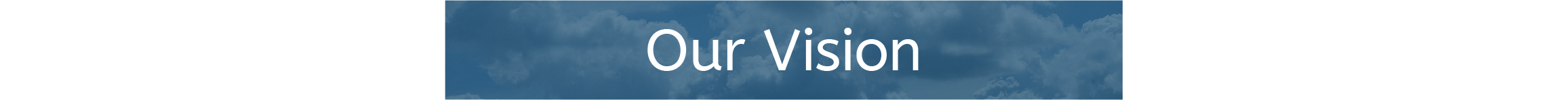 our vision on a cloud background