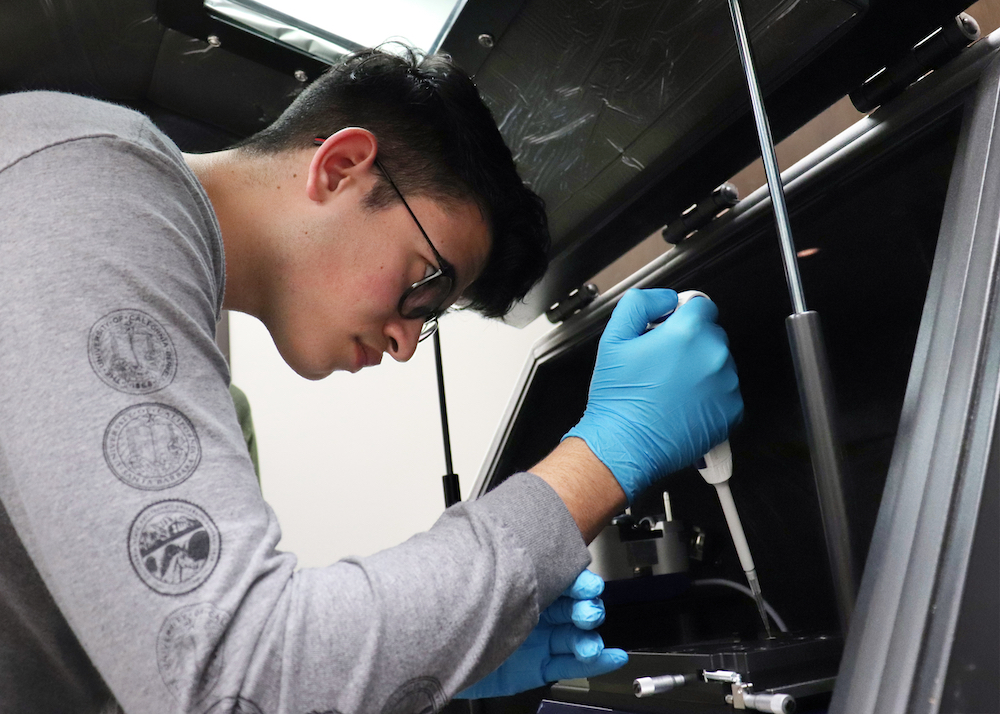 Image of Marc in a lab setting