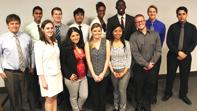 A group of research students 