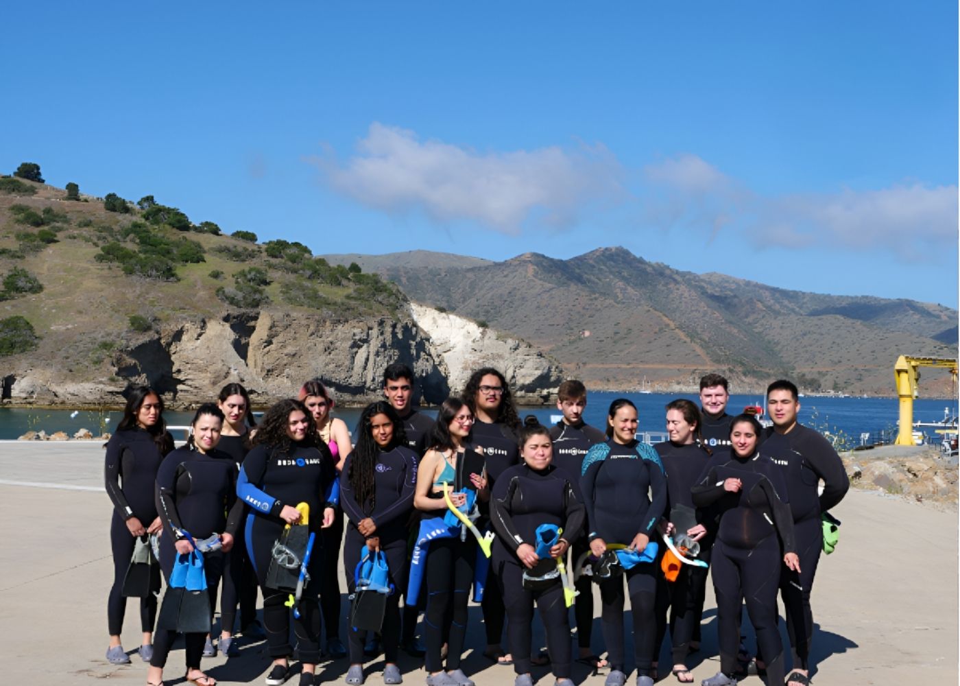 Students gathered for group photo from a Pathways event