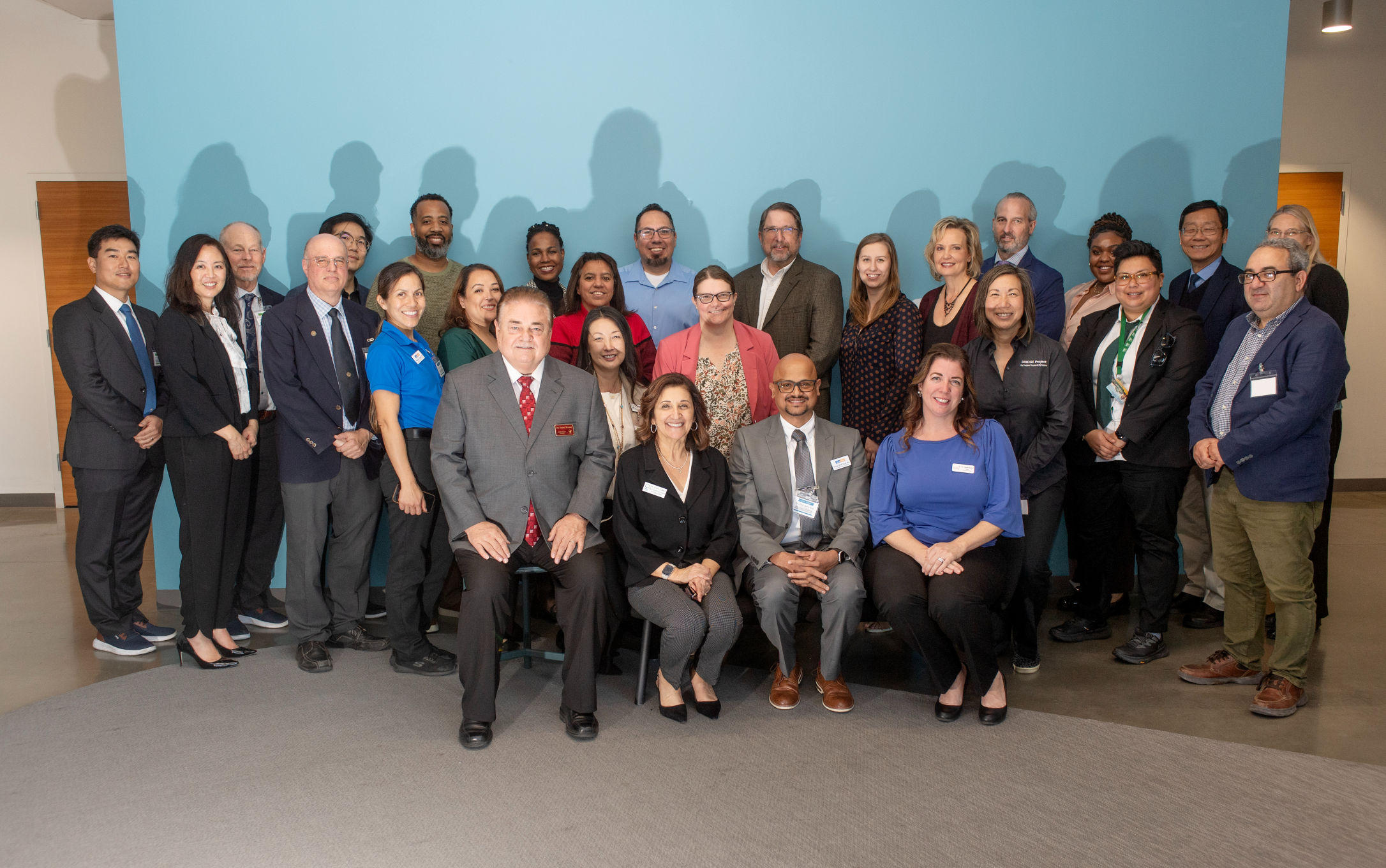Faculty and staff at the MOU signing.