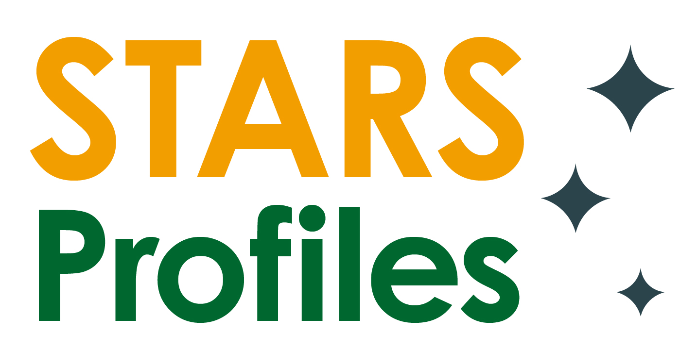 Text that says STARS profiles in green and yellow text