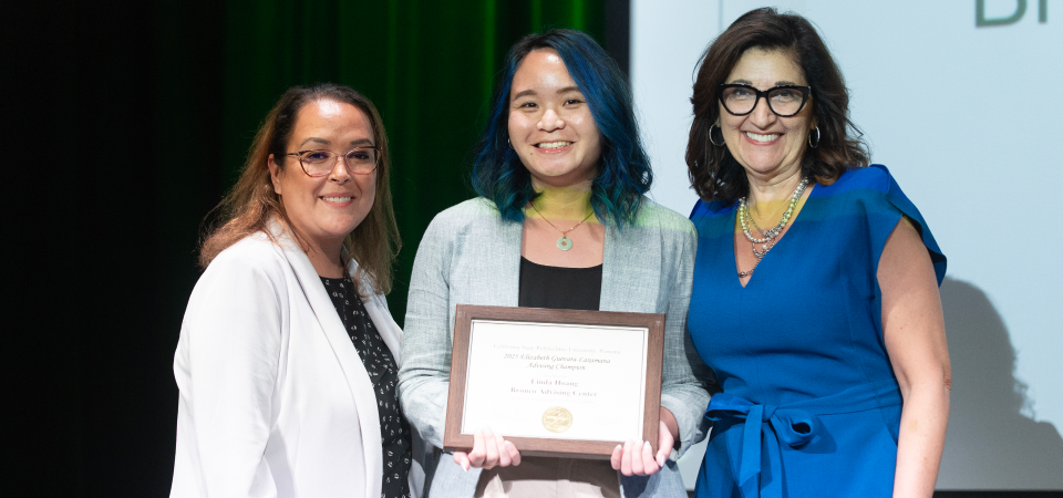 Photo of Cecilia Santiago-Gonzalez, Linda Hoang and Terri Gomez