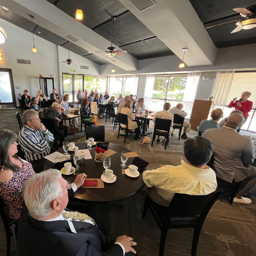 crowd shot at pace setters luncheon
