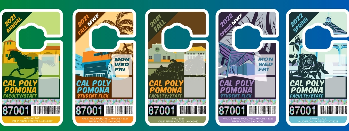 Samples of the Fall Parking Permits