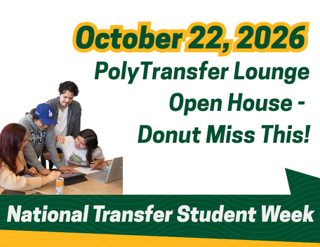 October 22, 2026 PolyTransfer Lounge Open House - Donut Miss This!