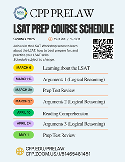 Flyer for LSAT Prep