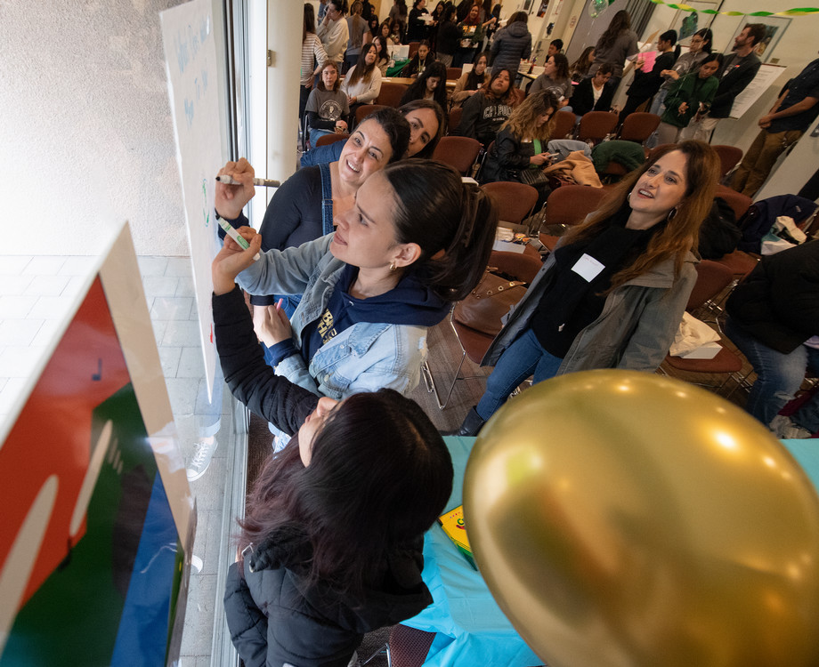 students participating in a liberal studies conference