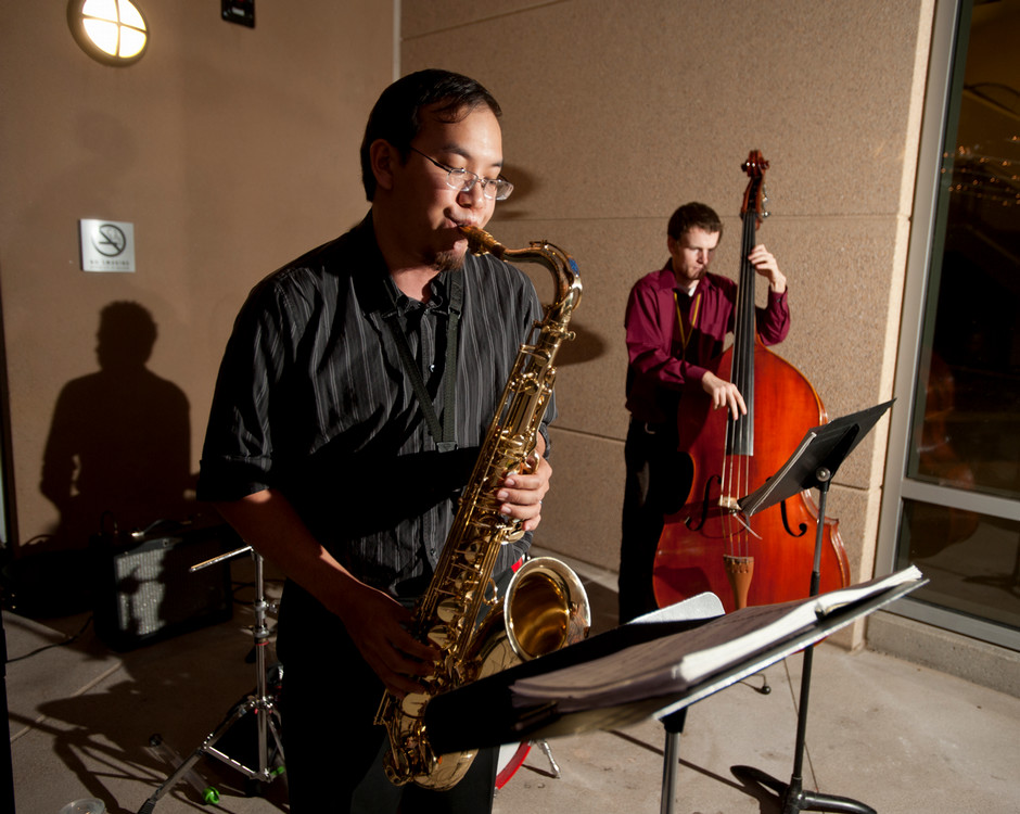 students playing instruments