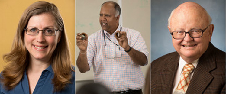 2012-2013 Awardees Laurie Starkey, Vilupanur Ravi, and Ernie Simpson
