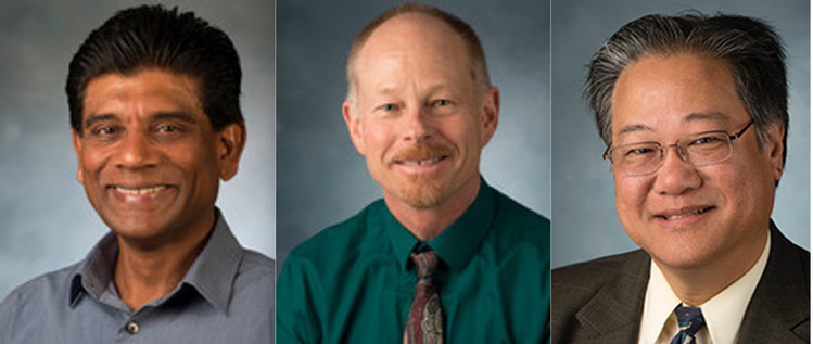 2015-2016 Awardees Mariappan Jawaharlal, Craig W. LaMunyon, and Jeffrey S. Mio